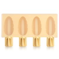 Foremki do Lodów na Patyku Forma Foremka Silikonowa na 4 Lody Domowe