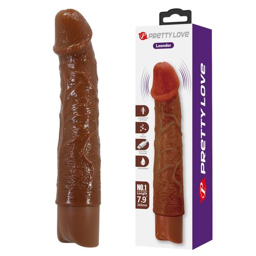 Pretty Love Osric Realistic Vibrating Dildo (Brown Edition) na Arena.pl
