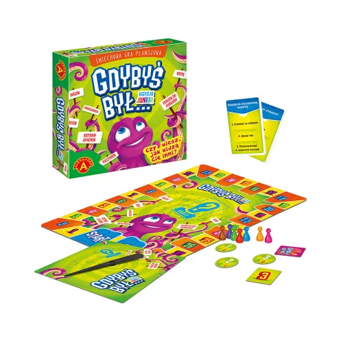 Przezabawna gra planszowa dla dzieci -  Gdybyś był...  Junior - Alexander na Arena.pl