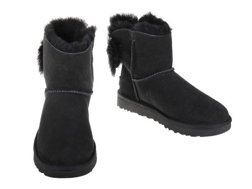 Buty UGG Fluff Bow Mini 1094967-BLK - 38 na Arena.pl