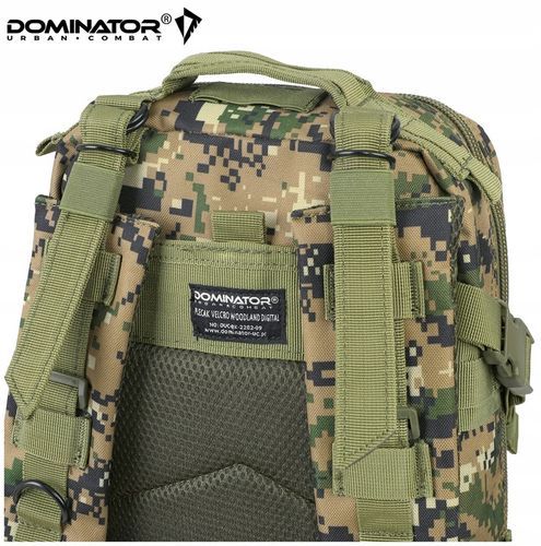 PLECAK MĘSKI WOJSKOWY TAKTYCZNY MILITARNY DOMINATOR VELCRO DIGITAL MARPAT na Arena.pl