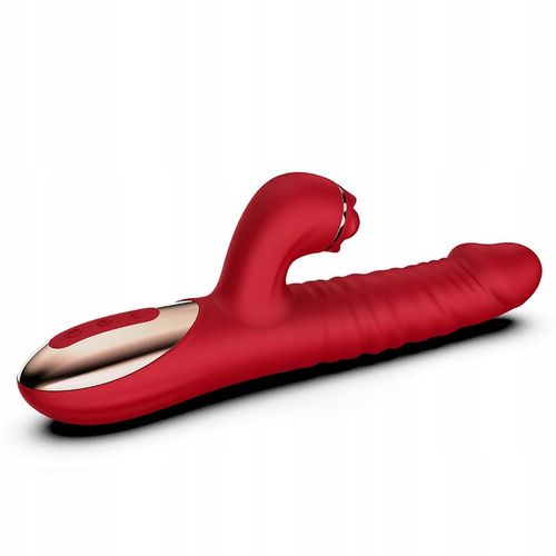 Wibrator Damski Duży Obrotowo Posuwisty Masażer 10 Trybów Wibracji 3w1 na Arena.pl