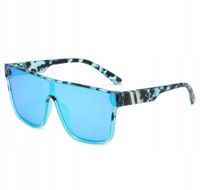 OKULARY Męskie PRZECIWSŁONECZNE Filtr UV400 Lustrzanki MAXAIR Blue + ETUI