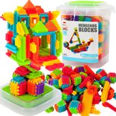 Klocki Konstrukcyjne Wafle Kreatywne Do Budowania JEŻYKI 200el.