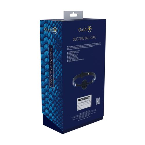 Florence Collection - Silicone Ball Gag - Blue na Arena.pl