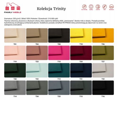 Duża pufa puf siedzisko  Alicja Family Meble pojemnik bonell zielona na Arena.pl