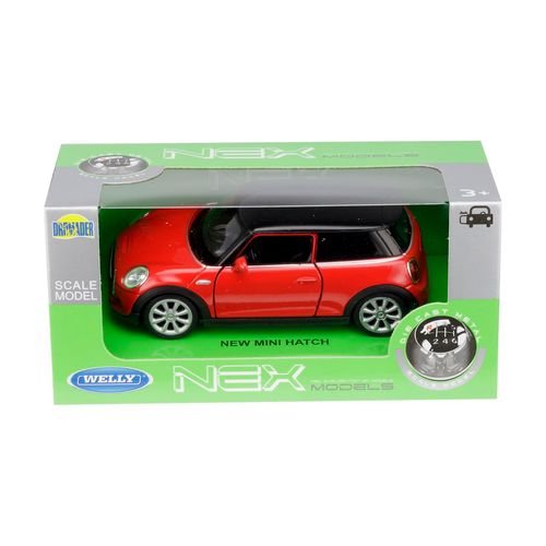 Model 1:34, NEW Mini Hatch, czerwony na Arena.pl