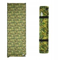 MATA SAMOPOMPUJĄCA pod namiot na plażę 185x65x5cm GRUBA pianka PU wzór moro