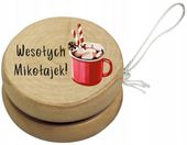 JOJO nadruk UV Drewniane prezent mikołajki świąteczne wzory PERSONALIZOWANE