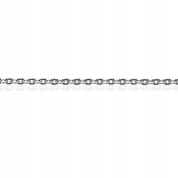Srebrny Łańcuszek srebro rodowane 45 cm Staviori