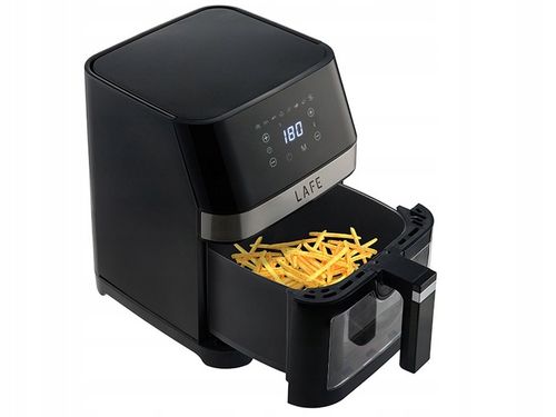 Frytkownica beztłuszczowa LAFE MasterFry 5L 1500W Czarna Rozmrażanie na Arena.pl