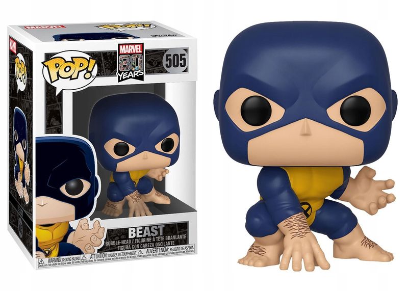 Funko POP! Marvel 80th FA Beast 505 figurka zdjęcie 1
