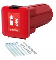 Pojemnik na gaśnicę 6kg DAKEN Tuba+wsporniki