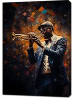 Obraz 70x100cm Symfonia na Trąbce