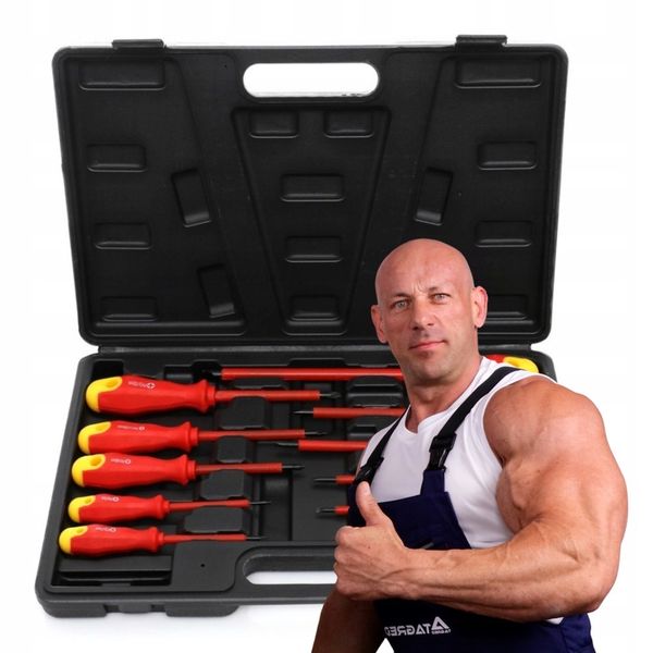 ZESTAW WKRĘTAKÓW WKRĘTAK ŚRUBOKRĘTY IZOLOWANE 11el zdjęcie 9