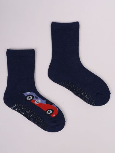 Skarpety chłopięce dziecięce z silikonowym ABS auta 3PAK 27-30 YOCLUB na Arena.pl