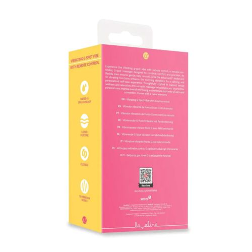 Vibrating G-Spot Vibe With Remote Control - Pink na Arena.pl