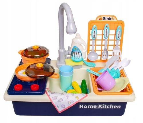 ZLEW NA WODĘ ZLEWOZMYWAK KUCHNIA DLA DZIECI AKCESORIA 2W1 na Arena.pl