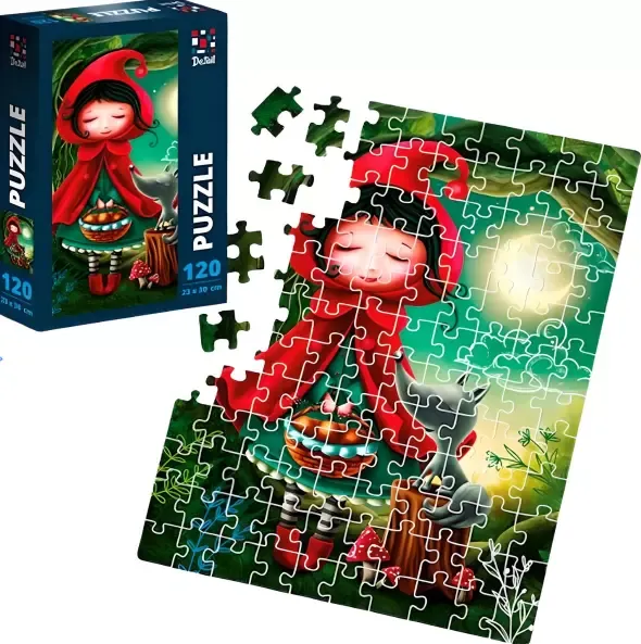Puzzle 120 elementów. Czerwony Kapturek zdjęcie 1