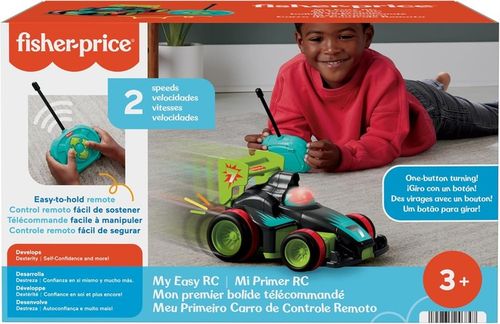 FISHER PRICE ZDALNIE STEROWANE WYŚCIGÓWKA pierwsze auto RC dla dzieci +3 l na Arena.pl