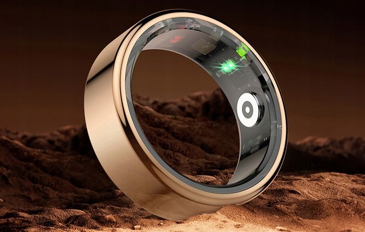 Smartring Colmi R02 19.8mm Smart Ring Roz. 10 Ip68 Monitor Snu Złoty zdjęcie 3