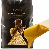 ITALWAX 1kg wosk do depilacji ciała LUXURY EDITION full body wax gold 1000g