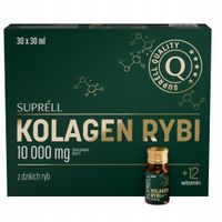 Kolagen RYBI 10000 mg na stawy włosy Collagen morski Do Picia Shot na 30dni