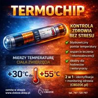 Strzykawka z mikrochipem RF-IDW-T-2 (kod 900) 8mmx1.4mm TermoCHIP