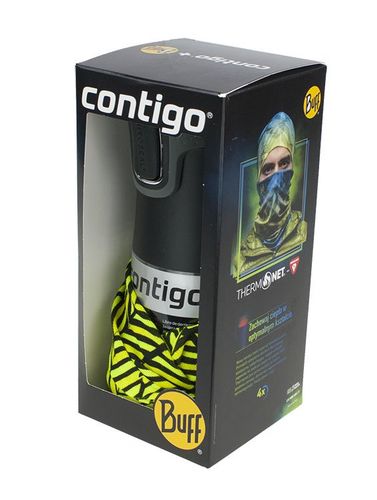 Kubek termiczny Contigo West Loop czarny 470 ml + BUFF na Arena.pl