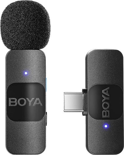 BOYA BY-V10 2.0 bezprzewodowy mikrofon 2,4 GHz do urządzeń typu C -1TX+1RX na Arena.pl