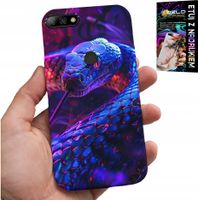 ETUI DO HUAWEI Y7 2018 - WĄŻ KOBRA GRZECHOTNIK GADY CASE + FOLIA