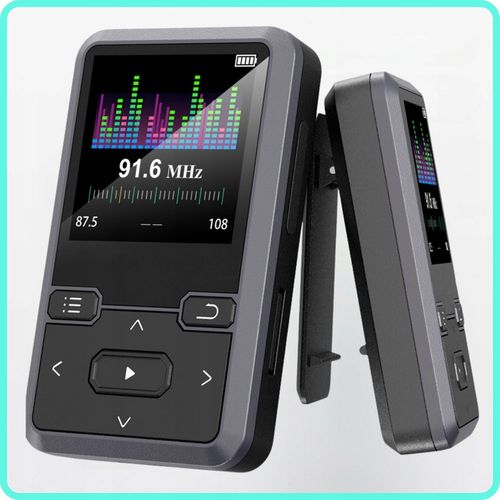 Odtwarzacz MP3 Bluetooth Przenośny 32GB Muzyka Radio fm Krokomierz na Arena.pl