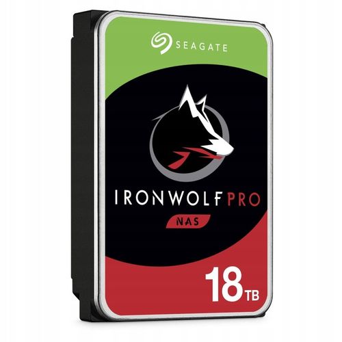 Dysk twardy Seagate IronWolfPro ST18000NE000 18TB SATA III 3,5" na Arena.pl