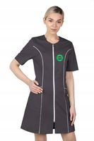 Fartuch medyczny damski na suwak taliowany z HAFTEM TWOIM LOGO 10 sztuk