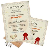 PREZENT POŻEGNANIE DLA PRACOWNIKA JUBILATKA DYPLOM PERSONALIZOWANY