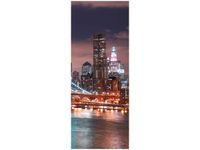 40X100CM PANORAMA MANHATTANU OBRAZ PION