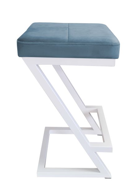 Hoker krzesło barowe ZETA LOFT METAL podstawa biała MG33 zdjęcie 2