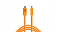 Kabel Tether Tools Pro USB-C 2.0 Mini B 8-Pin 4,6m CUC2615-ORG