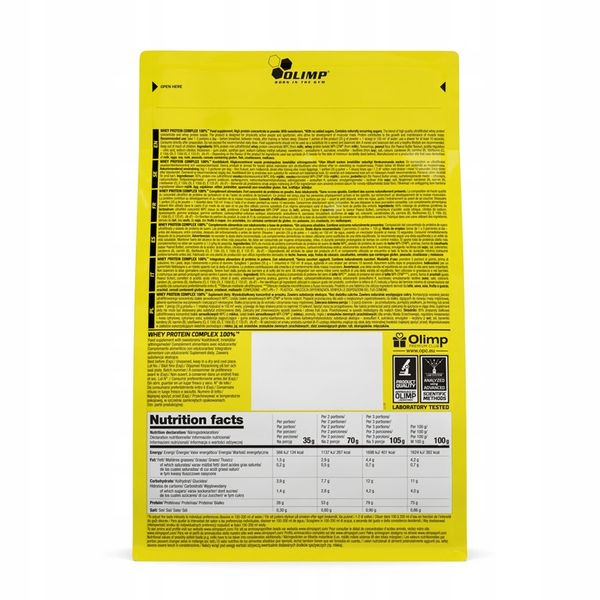 OLIMP WHEY PROTEIN COMPLEX 100% 700g BIAŁKO RZEŹBA zdjęcie 6