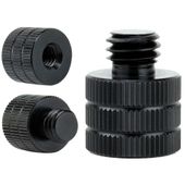 adapter 1/4" żeński na 3/8" męski przejściówka aluminiowa do kamer statywów