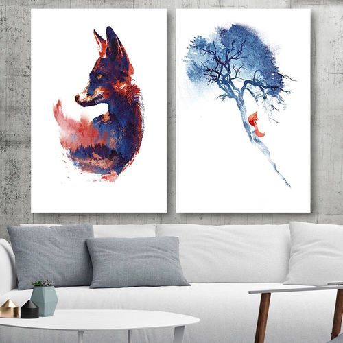 Deco Panel, Lis na drzewie 40x60 na Arena.pl