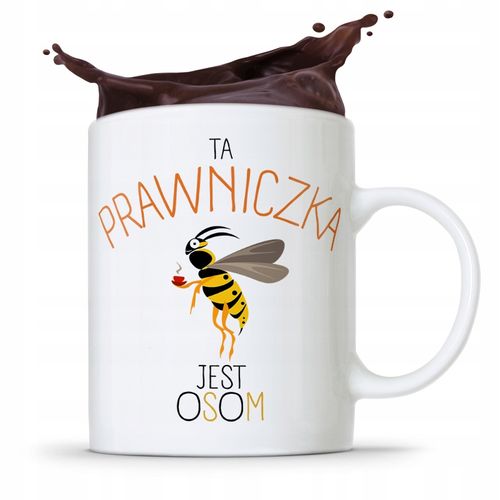 Kubek Prawnika Mecenasa Ta Prawniczka Jest Osom Z Nadrukiem Ze Zdjęciem na Arena.pl