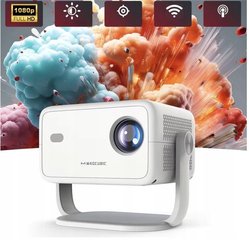 PROJEKTOR SMART MAGCUBIC MULTIMEDIALNY L018 4K 1080 p 650 ANSI 2025 na Arena.pl