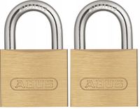 KŁÓDKI JARZMOWE 2 SZTUKI MOSIĄDZ ABUS 719/30 TWINS SYSTEM JEDNEGO KLUCZA