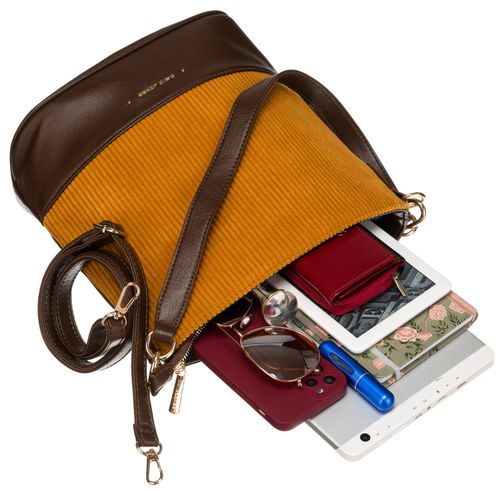 torebka damska 6877-2 mustard na Arena.pl