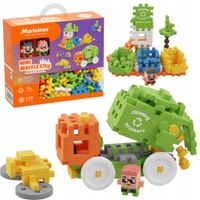 Klocki Marioinex Mini Waffle City Śmieciarka 148 el.