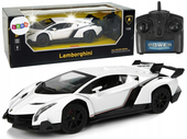 Auto Sportowe R/C 124 Lamborghini Veneno Białe 2.4 G Światła