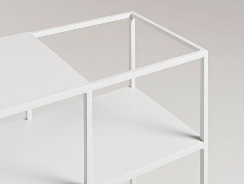 Konsola SENSO FLOWER 120 biała prawa zdjęcie 2