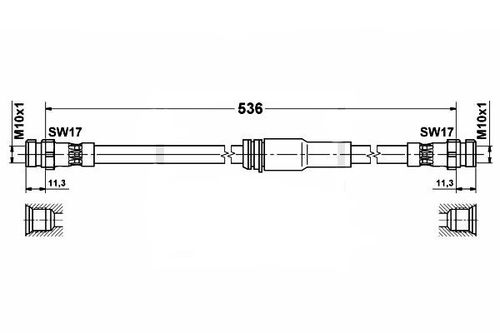 VW Passat B6 1LK - Zestaw Przewodów Hamulcowych Teflonowych W Oplocie na Arena.pl