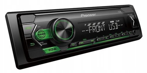 PIONEER MVH-S120UBG FLAC AUX USB ANDROID radio samochodowe 1-DIN zielony na Arena.pl